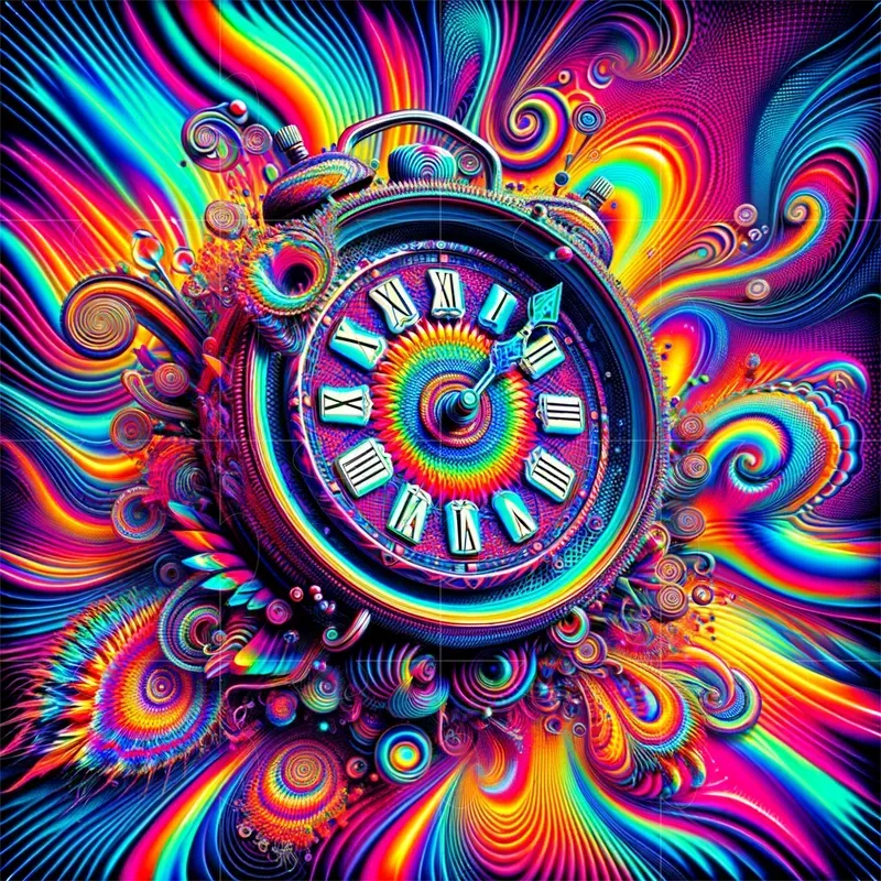 Trippy Colorful Designs DALL·E Prompt PromptBase