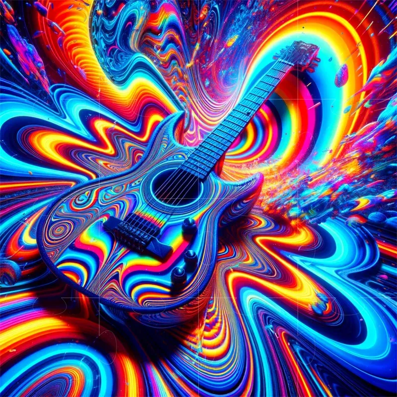 Trippy Colorful Designs DALL·E Prompt PromptBase