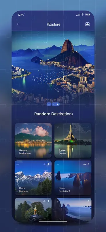 Mobile App Home Screen Ui Designs Midjourney Prompt | PromptBase