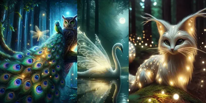 Magical Forest Creatures DALL·E Prompt | PromptBase