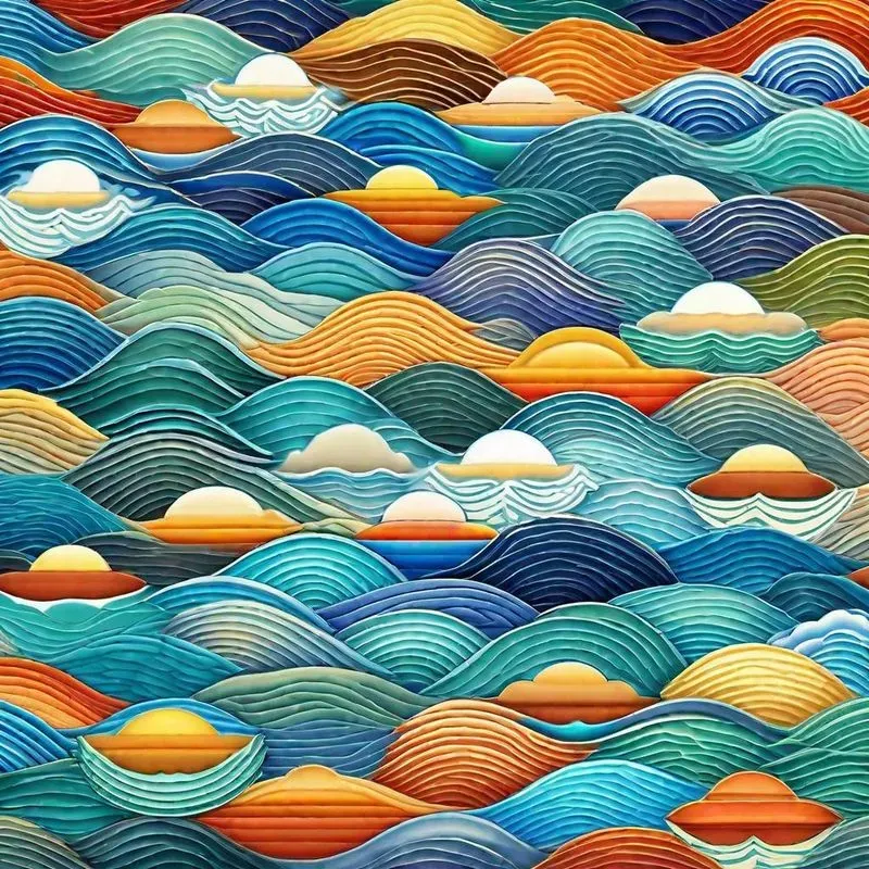 Eyecatching Tile Pattern Stable Diffusion Prompt | PromptBase