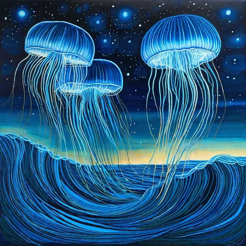 Sea Waves Paintings Stable Diffusion Prompt | PromptBase