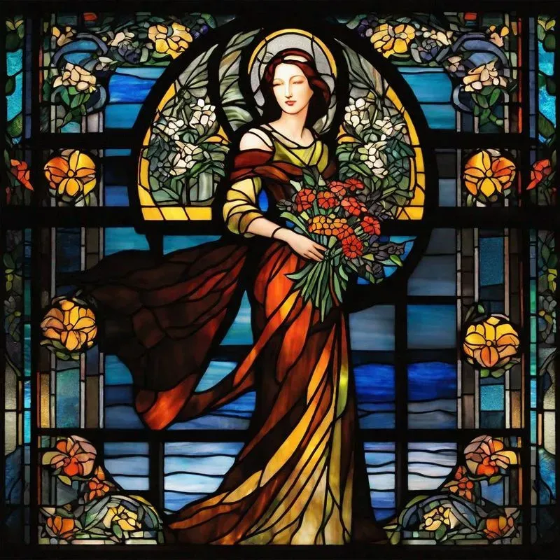 Stained Glass Paintings Stable Diffusion Prompt | PromptBase