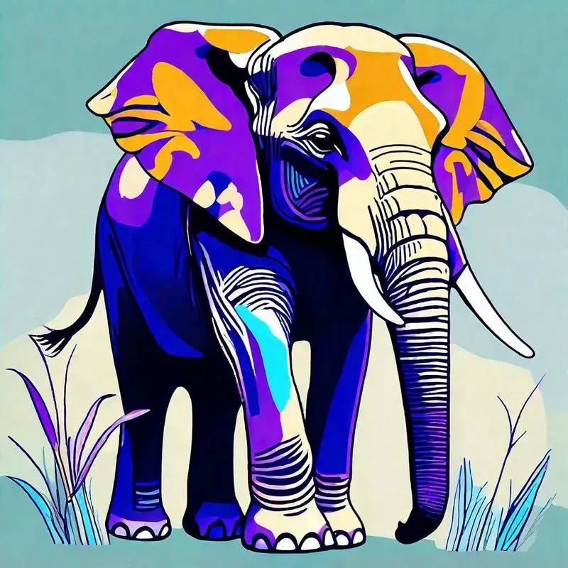 Animal Line Glass Color Art Stable Diffusion Prompt | PromptBase