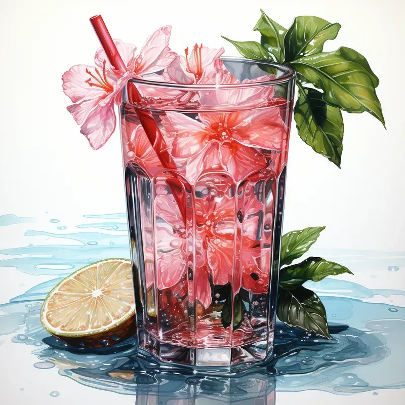 Pastel Watercolor Drinks Midjourney Prompt | PromptBase