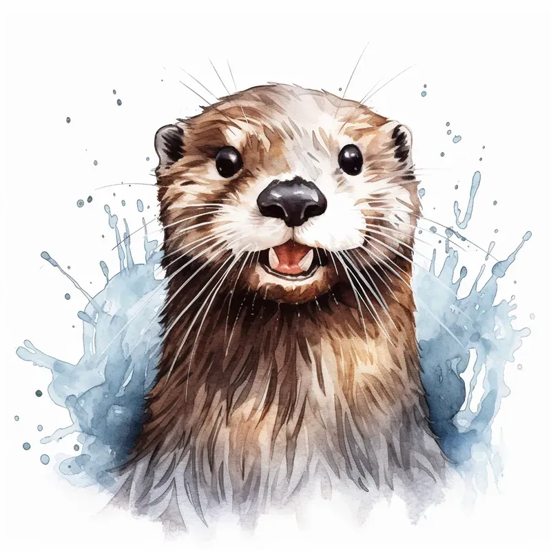 Awesome Animals Watercolor Cliparts Midjourney Prompt | PromptBase