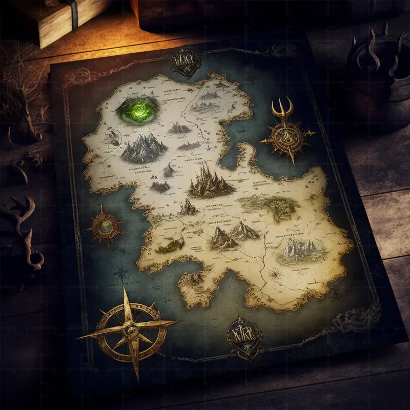 Mythical Maps Mythological Maps Midjourney Prompt | PromptBase