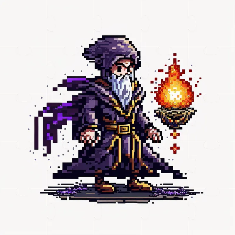 Fantastic Characters Pixel Style Midjourney Prompt | PromptBase