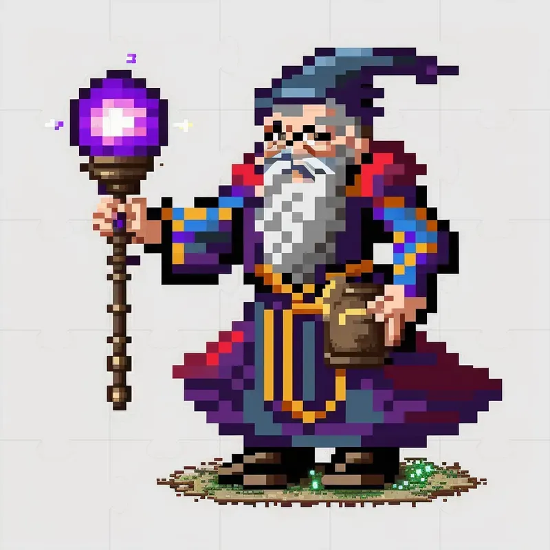 Fantastic Characters Pixel Style Midjourney Prompt | PromptBase