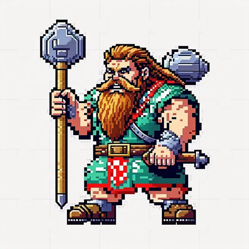 Fantastic Characters Pixel Style Midjourney Prompt | PromptBase