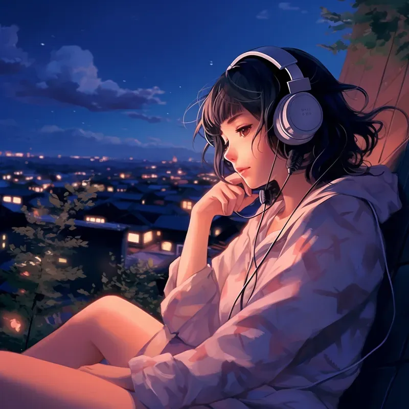 Dreamy Nostalgic Lofi Anime Illustrations Midjourney Prompt | PromptBase