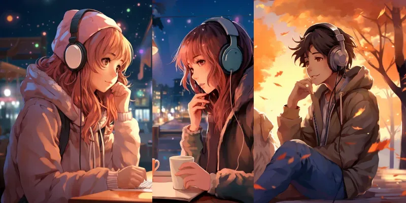 Dreamy Nostalgic Lofi Anime Illustrations Midjourney Prompt | PromptBase
