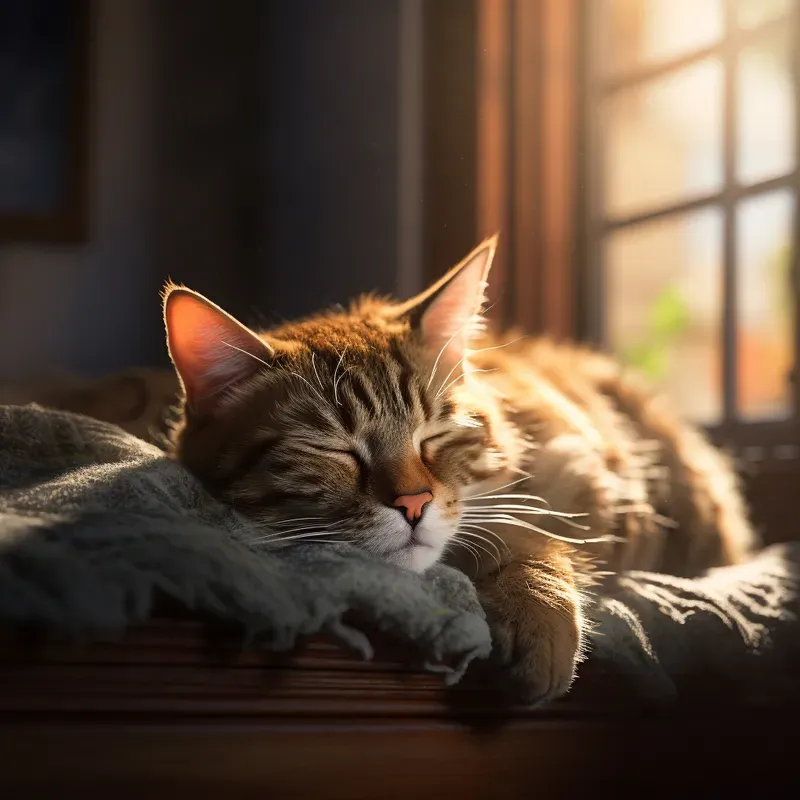Realistic Sleeping Animals Photographs Midjourney Prompt | PromptBase