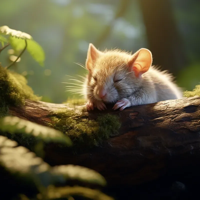 Realistic Sleeping Animals Photographs Midjourney Prompt | PromptBase