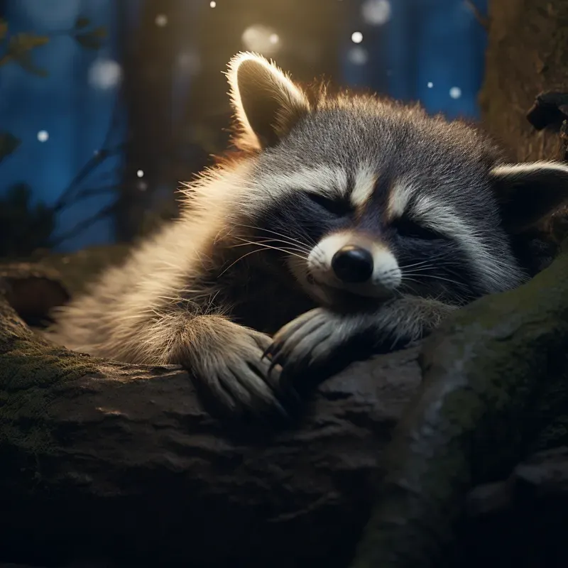 Realistic Sleeping Animals Photographs Midjourney Prompt | PromptBase