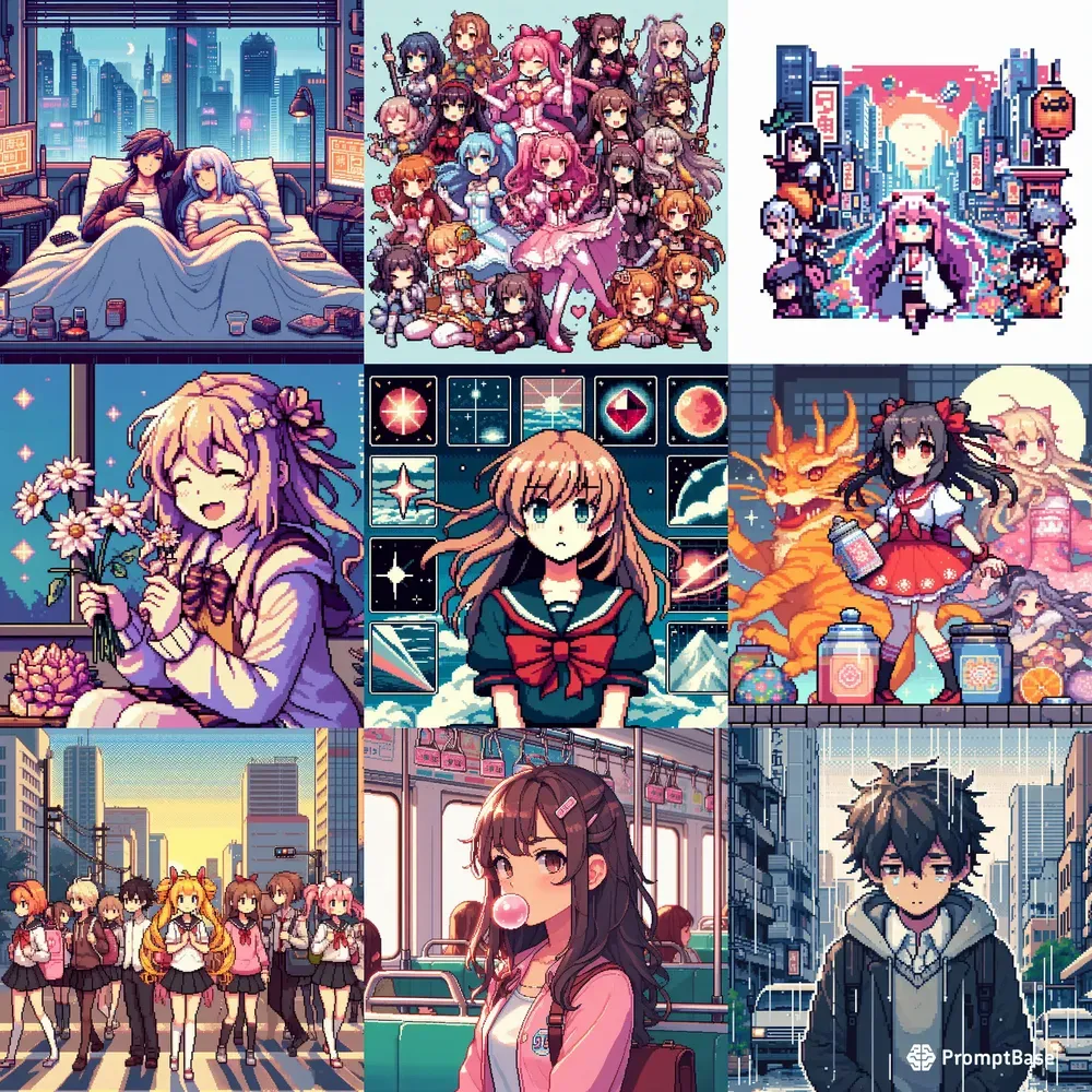 Retro 8bit Pixel Art DALL·E Prompt | PromptBase