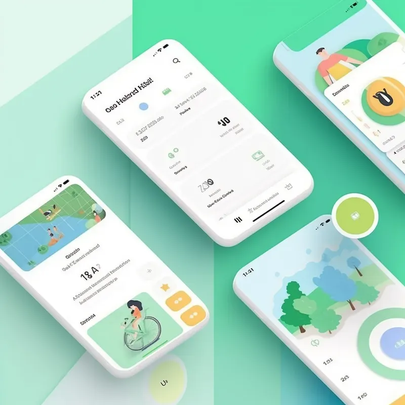Mobile App Ui Design Ideas Midjourney Prompt | PromptBase