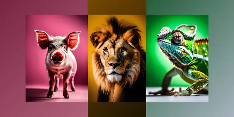 Monochromatic Color Animal Portraits Stable Diffusion Prompt | PromptBase