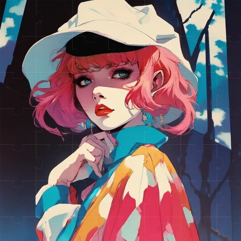 Fashion Retro Anime Characters Stable Diffusion Prompt | PromptBase