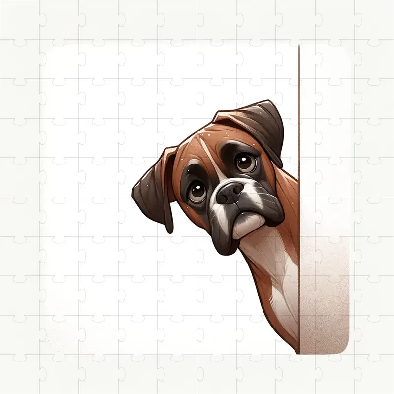 Dogs Peeking Around Corners DALL·E Prompt PromptBase