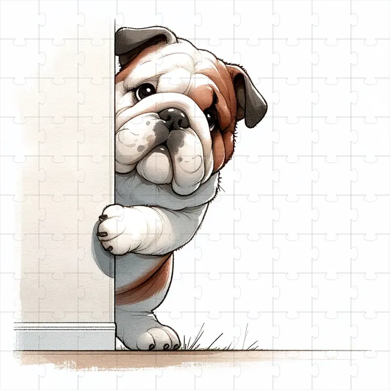 Dogs Peeking Around Corners DALL·E Prompt PromptBase