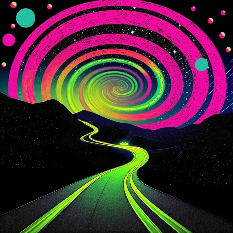 Super Trippy Lsd Visions Midjourney Prompt | PromptBase