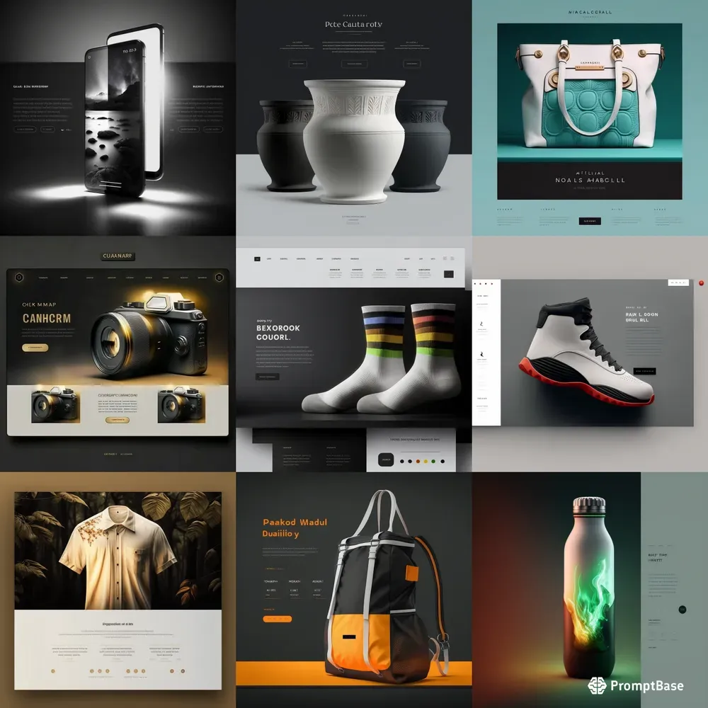 Website Mockups Midjourney Prompt PromptBase