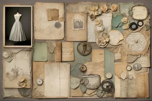 Antique Scrapbook App | PromptBase