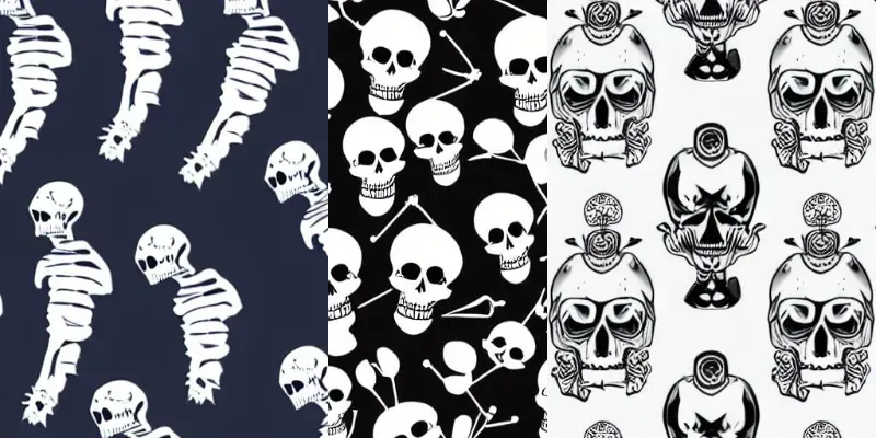 Skellton Pattern Skeleton Patterns Prompt | PromptBase