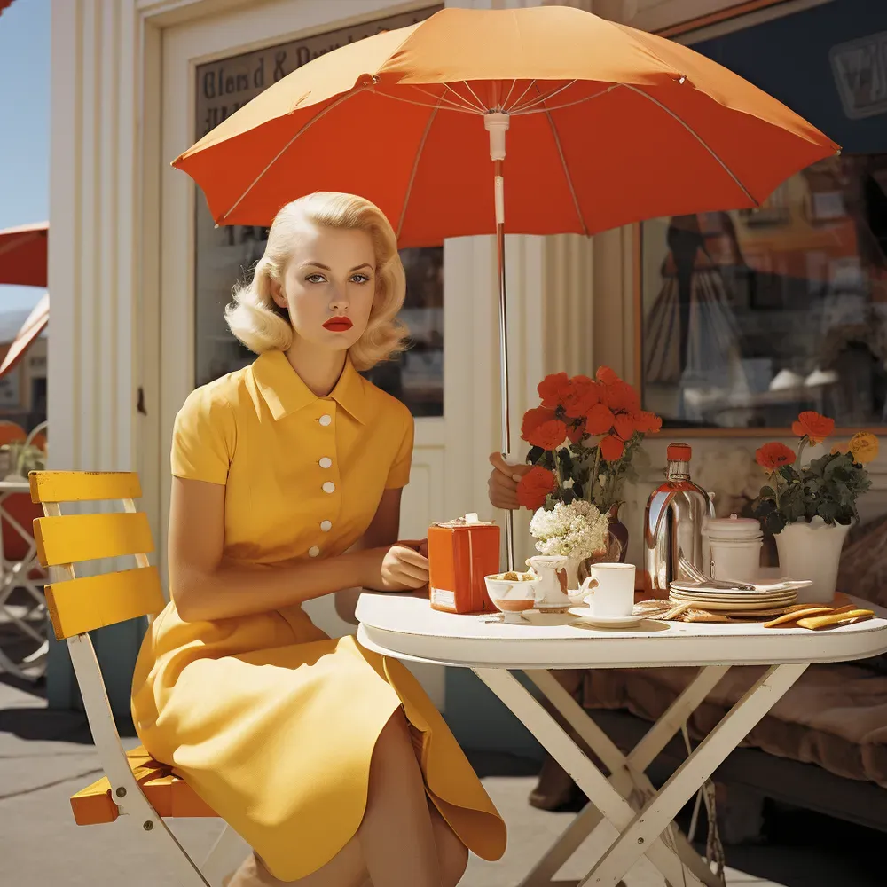 Retro Glam Pastel Vintage Fashion Midjourney Prompt PromptBase