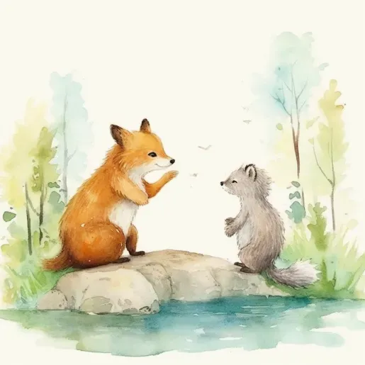 Woodland Storybook Illustrations Midjourney Prompt | PromptBase