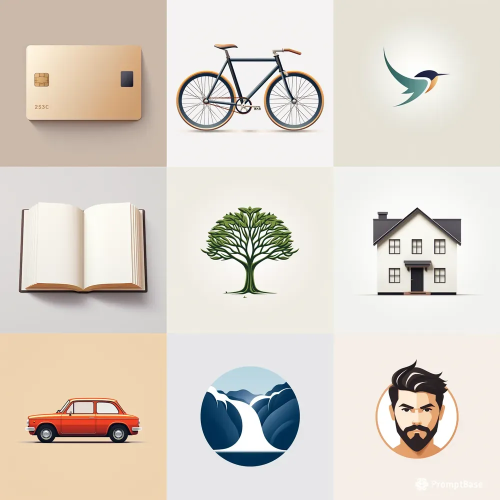 Vector Graphic Logos Midjourney Prompt | PromptBase