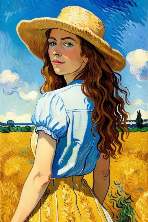 Van Gogh Portrait Paintings Stable Diffusion Prompt | PromptBase