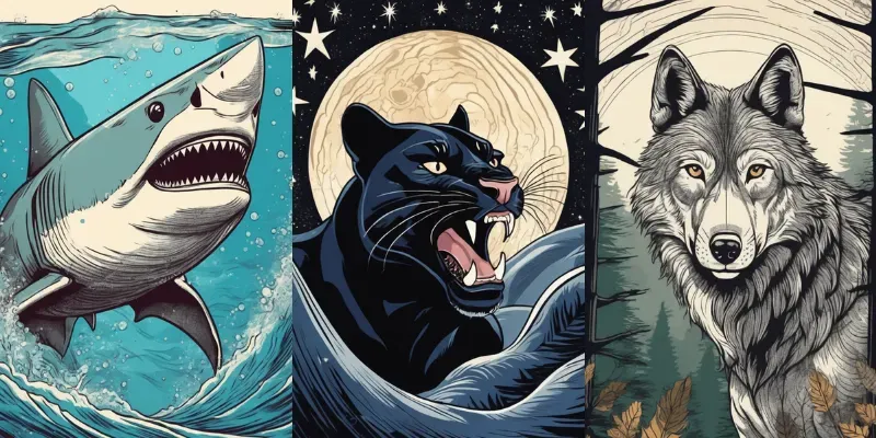 Comic Book Animal Illustrations Stable Diffusion Prompt | PromptBase