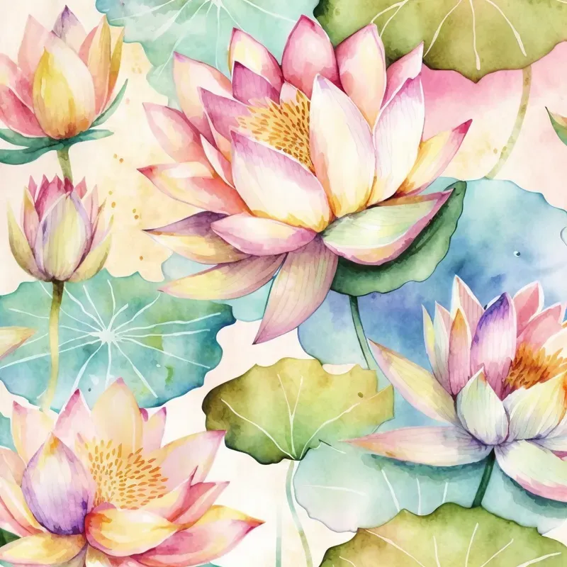 Watercolor Floral Patterns Midjourney Prompt | PromptBase