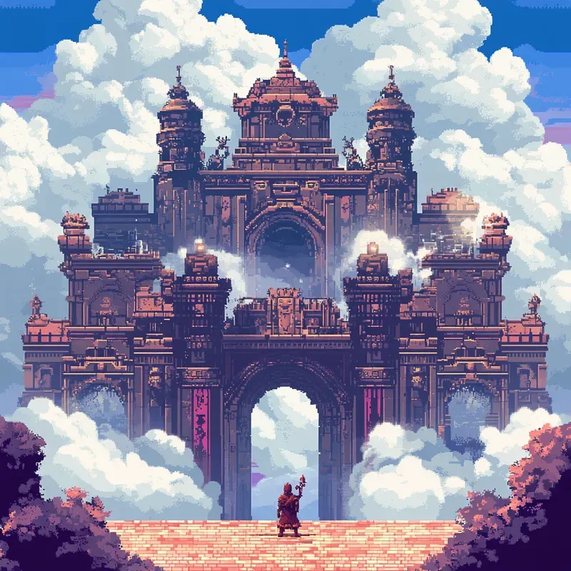 Epic Pixel Art Illustrations Midjourney Prompt | PromptBase