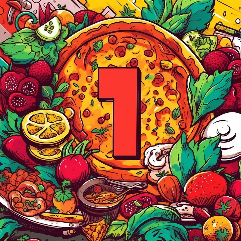 Numbers Illustrations For Advertisements Midjourney Prompt | PromptBase