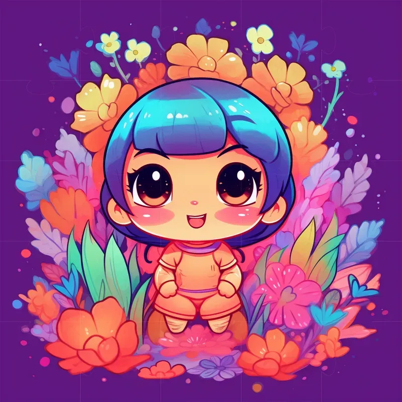 Cute Chubby Characters Midjourney Prompt | PromptBase