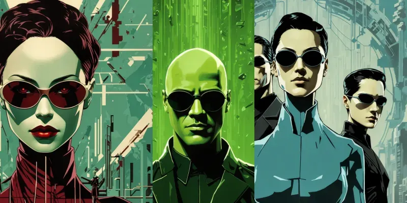 Vintage The Matrix Movie Posters Leonardo Ai Prompt | PromptBase