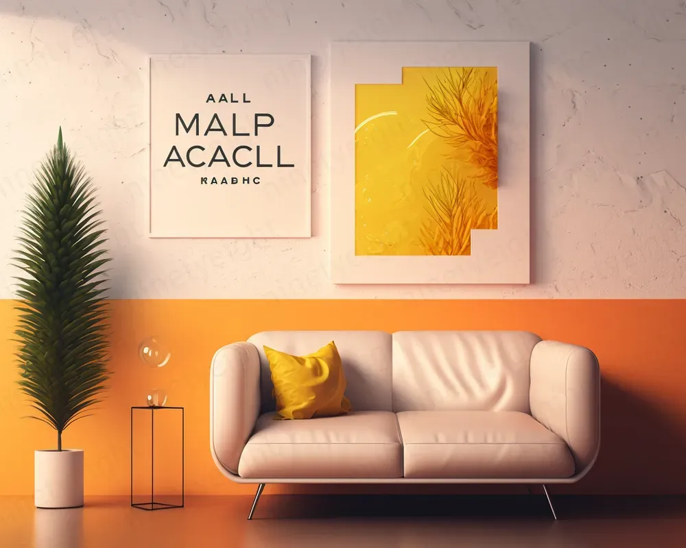 Modern Wall Art Mockups Midjourney Prompt PromptBase