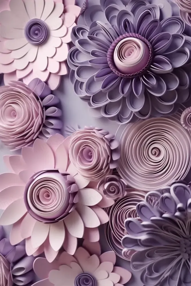 Paper Art Flowers Midjourney Prompt PromptBase