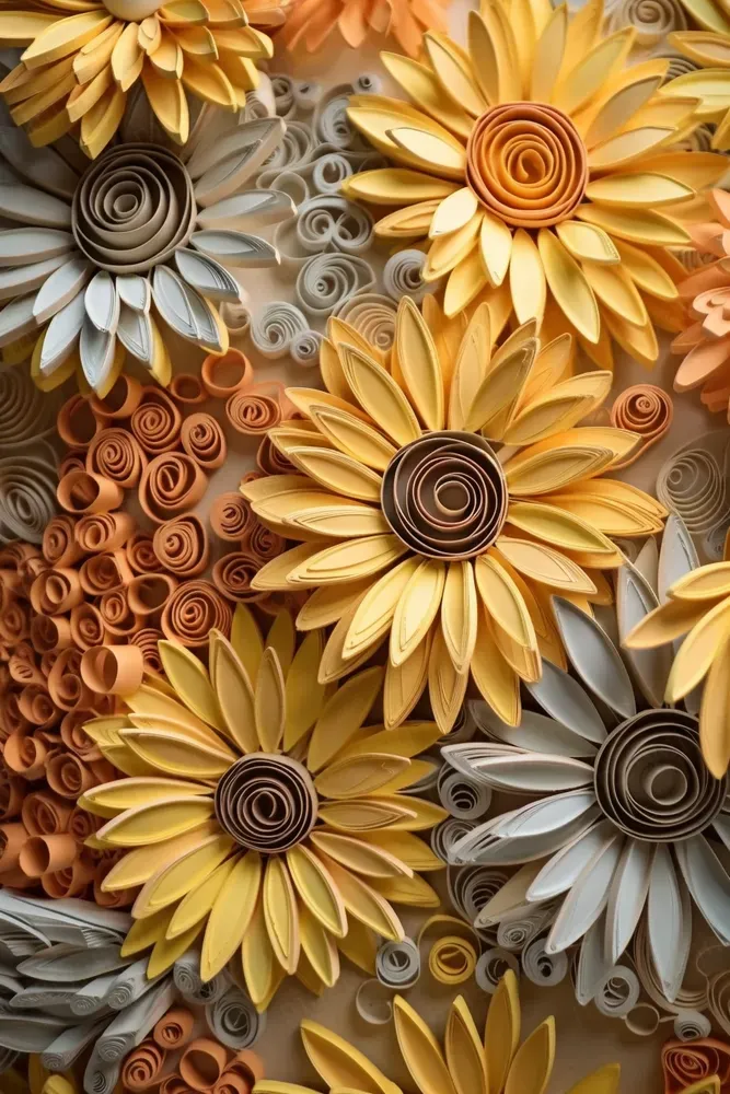 Paper Art Flowers Midjourney Prompt PromptBase