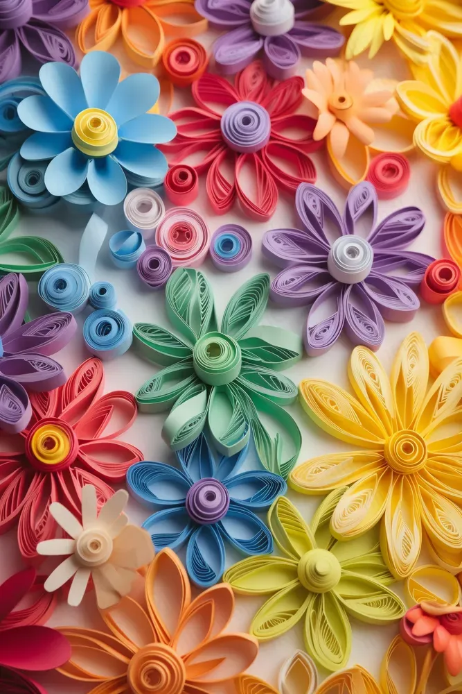 Paper Art Flowers Midjourney Prompt PromptBase