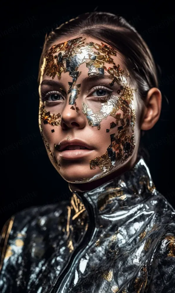 Paint Drip Fashion Model Portraits Midjourney Prompt PromptBase