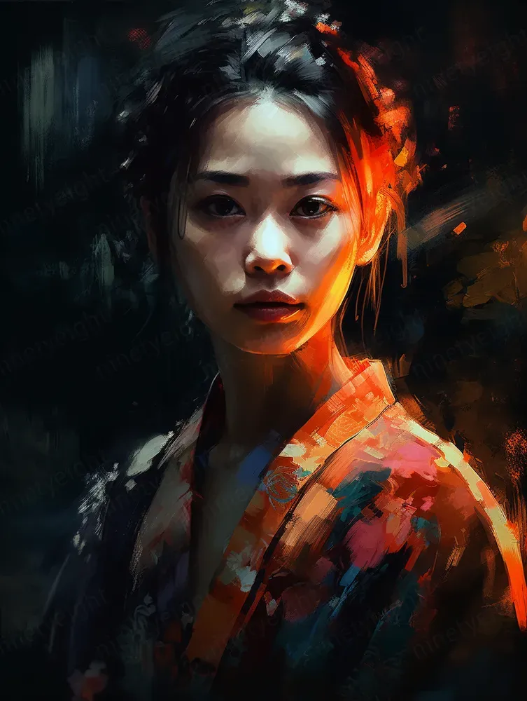 Magnificent Oil Painting Wall Art Works Midjourney Prompt PromptBase