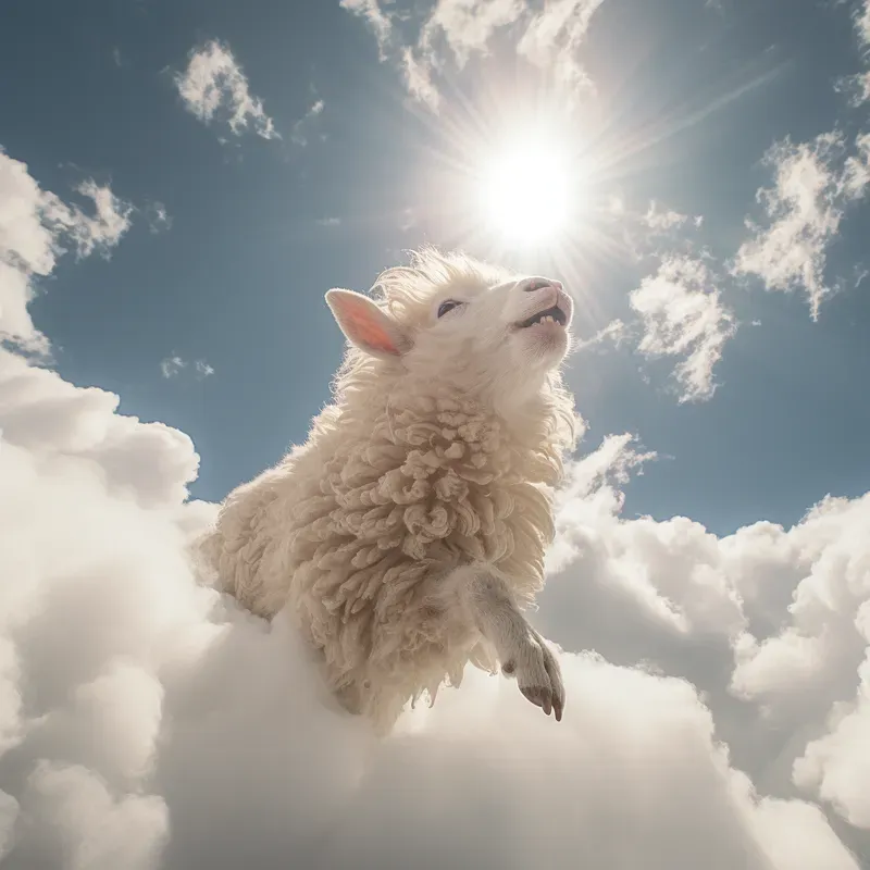 Animals Skydiving In The Clouds Midjourney Prompt | PromptBase
