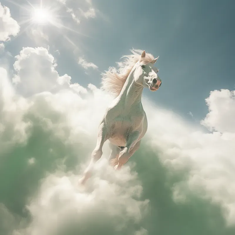 Animals Skydiving In The Clouds Midjourney Prompt | PromptBase