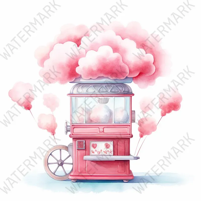 Circus Watercolor Clipart Nursery Art Midjourney Prompt | PromptBase