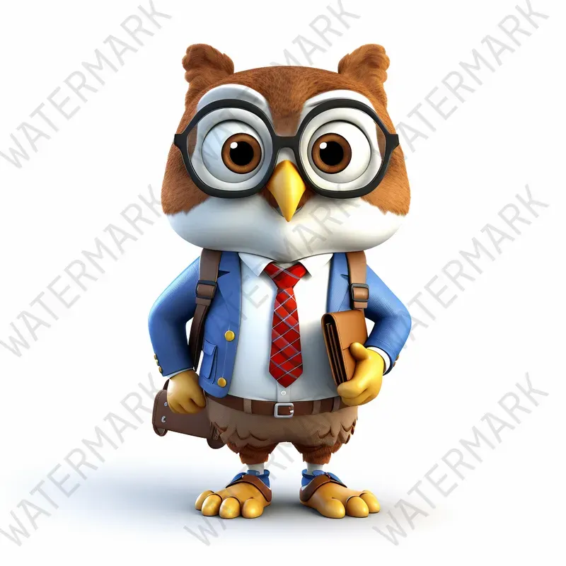 Cute Cartoon Animals Funny Professions Midjourney Prompt | PromptBase