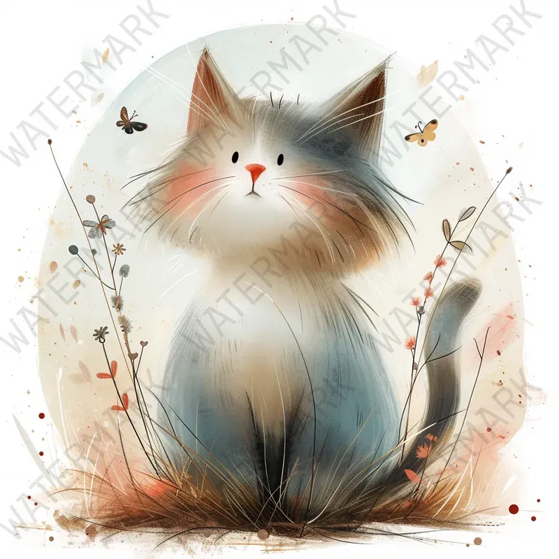 Pastel Watercolor Easter Cliparts Midjourney Prompt | PromptBase